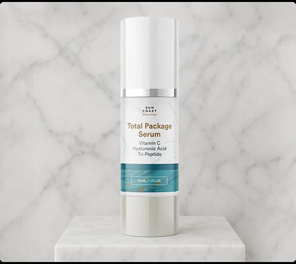 Bottle of the featured serum.